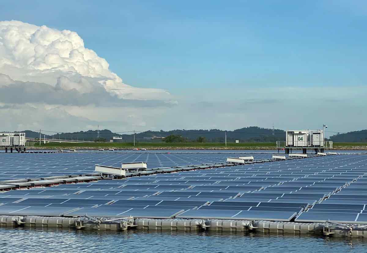 Singapore floating solar project