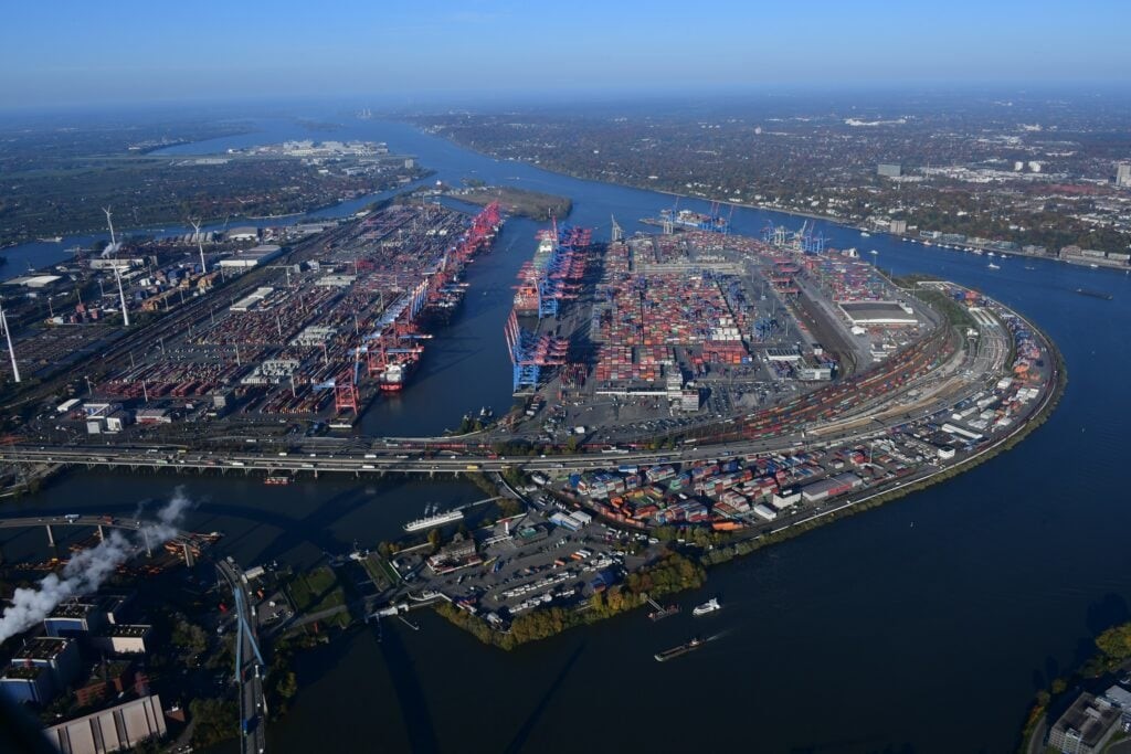 Planned import terminal Hamburg
