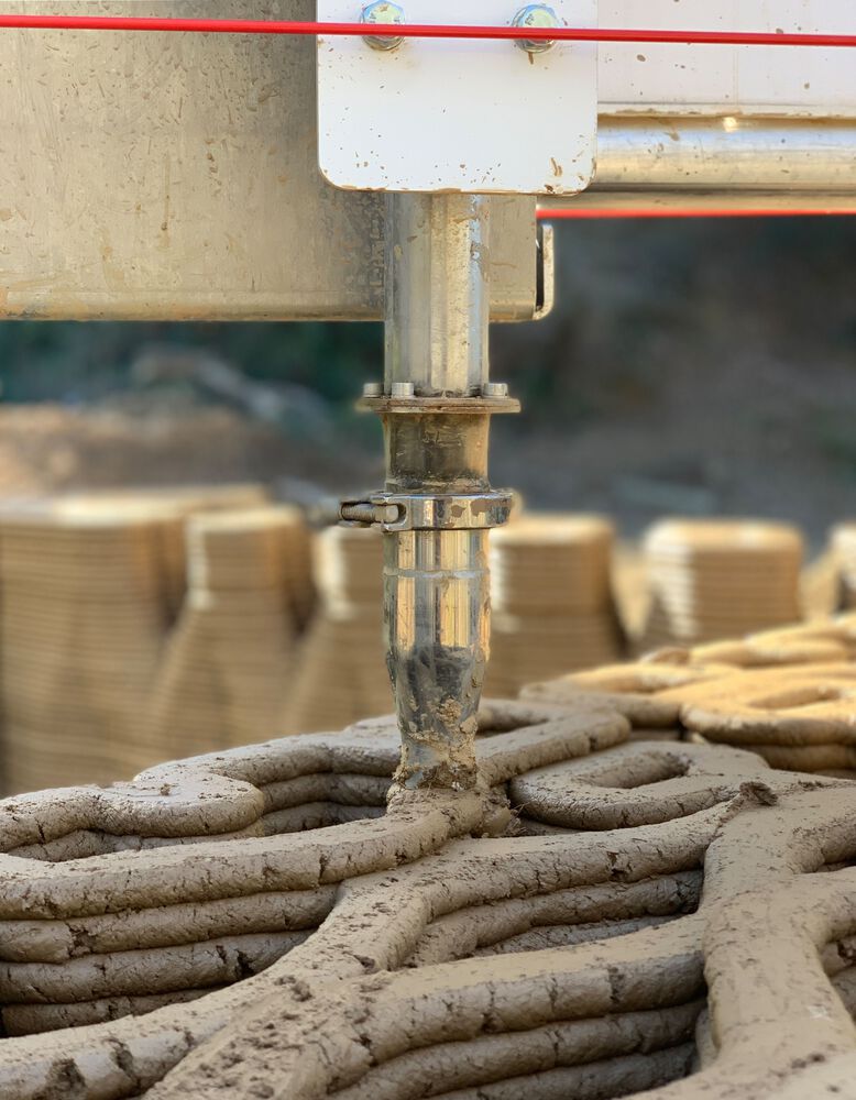 Spain’s first architectural structure constructed of earth and 3D printers