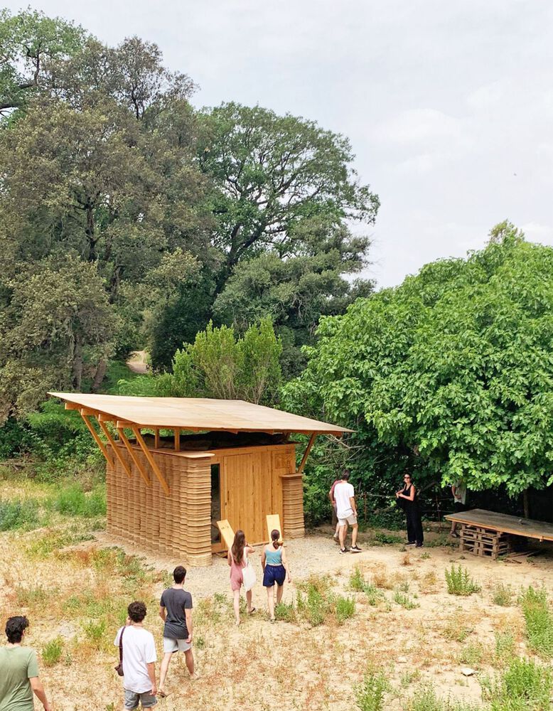 Spain’s first architectural structure constructed of earth and 3D printers